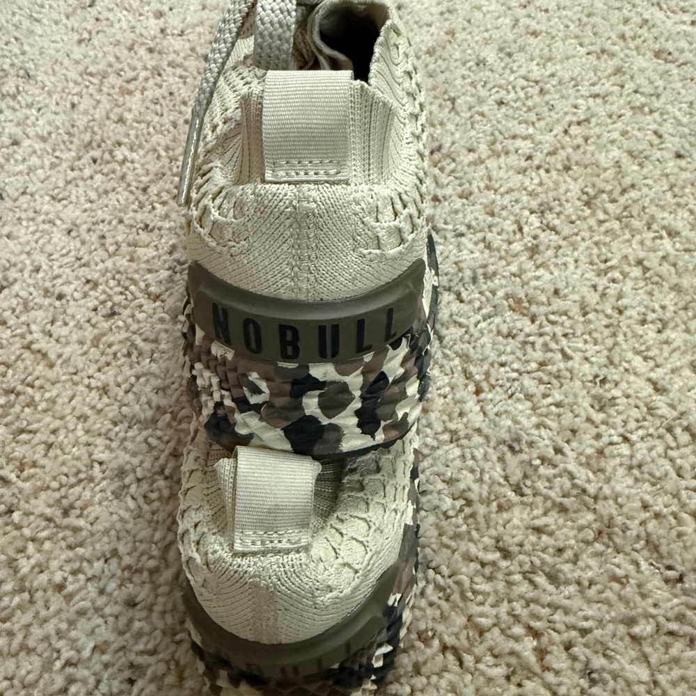 NOBULL Textured Knit Sneakers in Light Tan - Picture 3 of 4